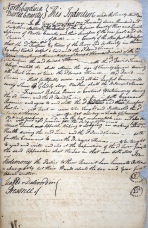 Indenture of Joseph Thomas to David Turner to learn the trade of cabinetmaking and joinery
